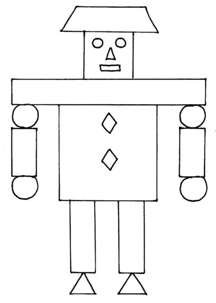 Formas geométricas Robô