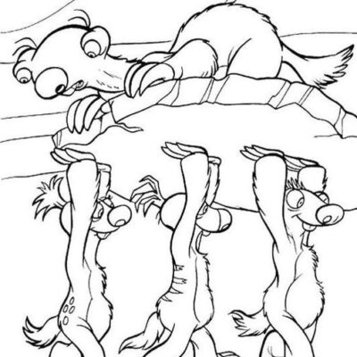 Era do Gelo Desenhos para colorir
