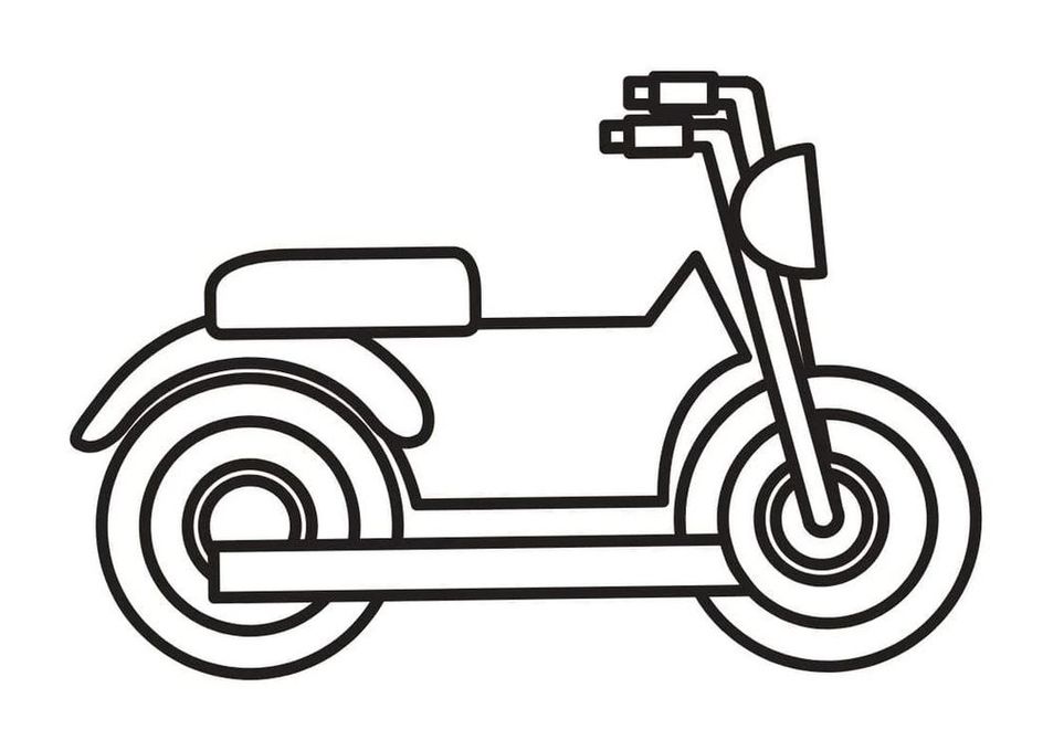 20 Desenhos de Motos para Colorir - Online Cursos Gratuitos  Desenho moto,  Desenhos para colorir carros, Carros para colorir