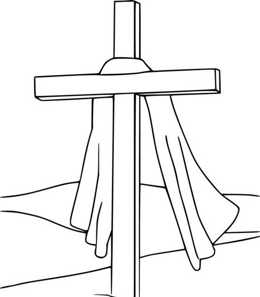 Desenhos da Crucificação de Jesus para colorir - Desenhos Imprimir
