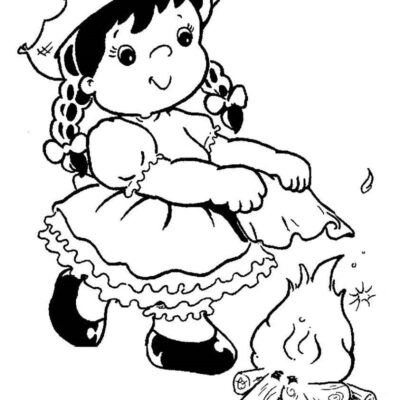esta Junina Desenhos para colorir