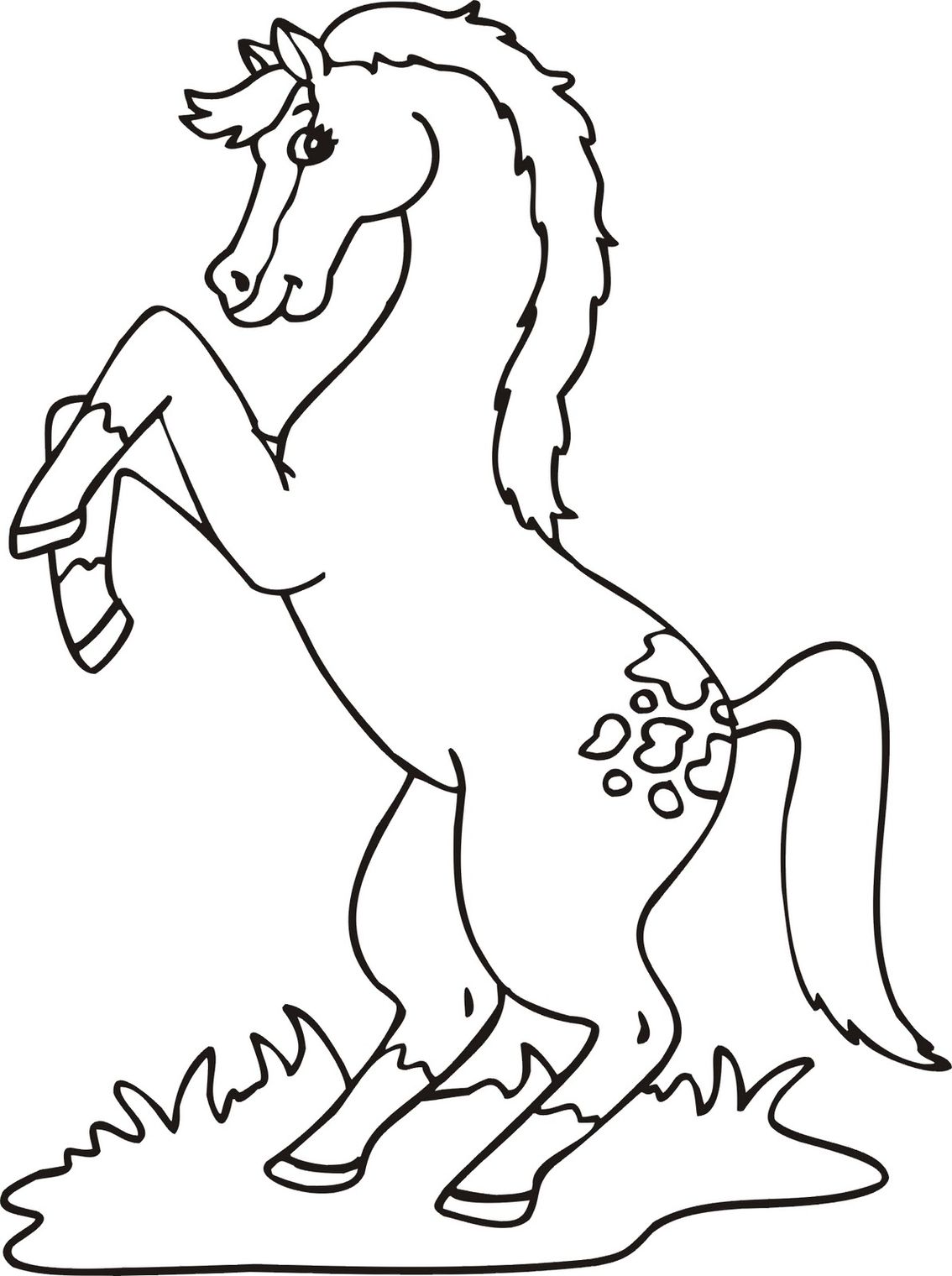 86 Desenhos de Cavalos para Colorir - Amor de Papéis
