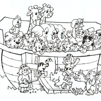 Arca de Noé Desenhos para colorir