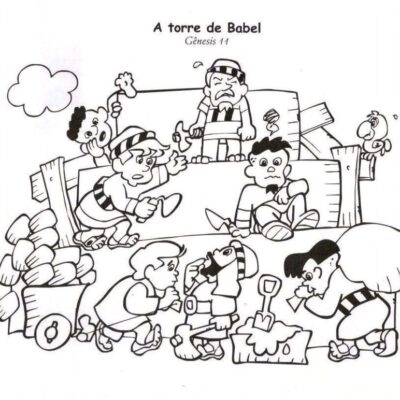 orre de Babel Desenhos para colorir