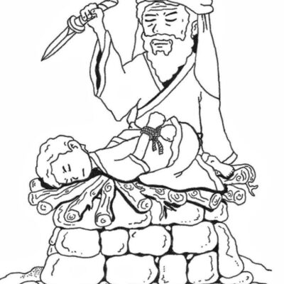 Abraão e Sara Desenhos para colorir