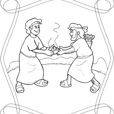 Jacó Desenhos para colorir