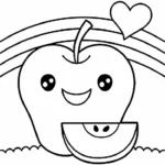 Frutas Frutas Desenhos para colorir