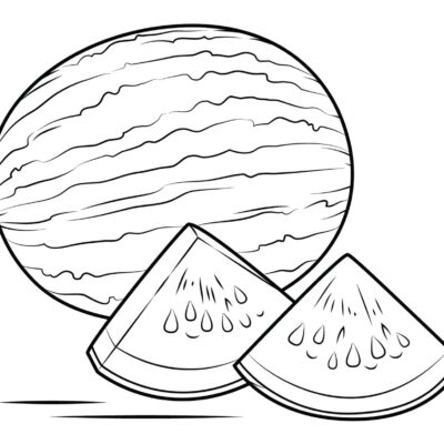 Melancias Desenhos para colorir