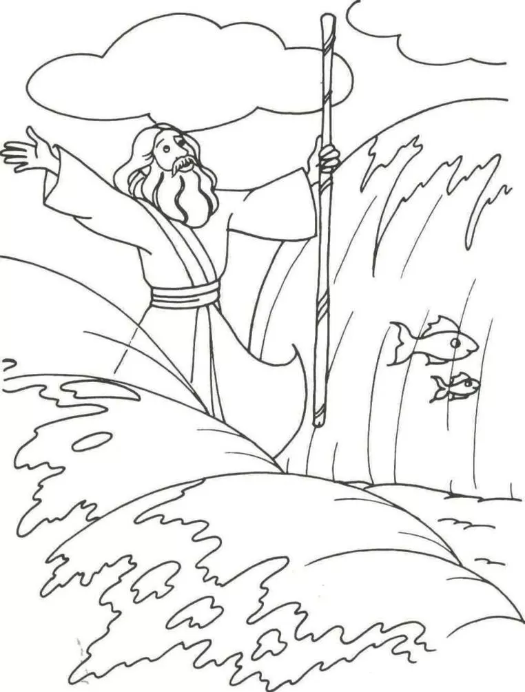 Moisés para pintar