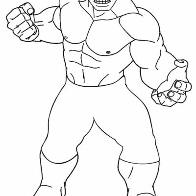 Hulk Desenhos para colorir