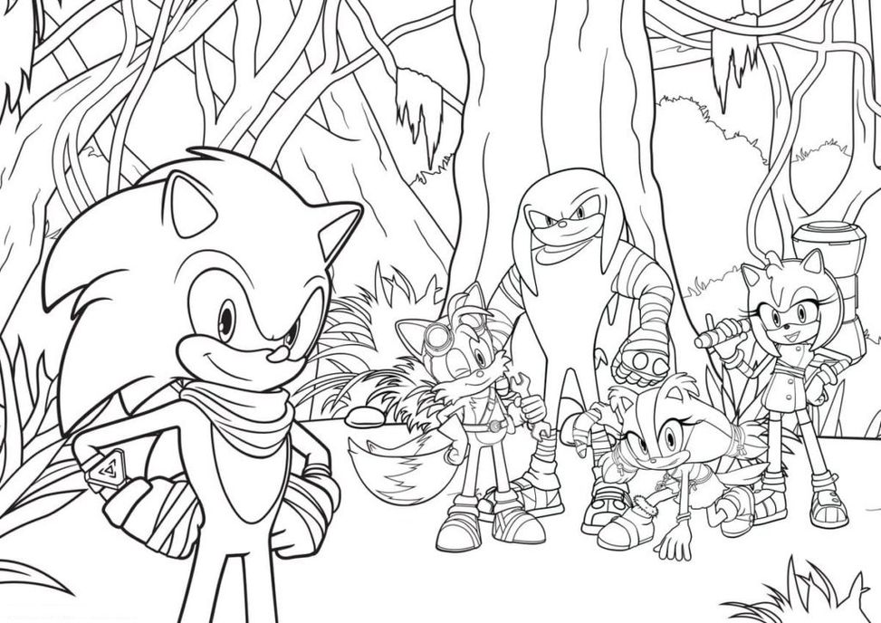 Sonic Bravo: Desenhos para Colorir e Imprimir! (Grátis)