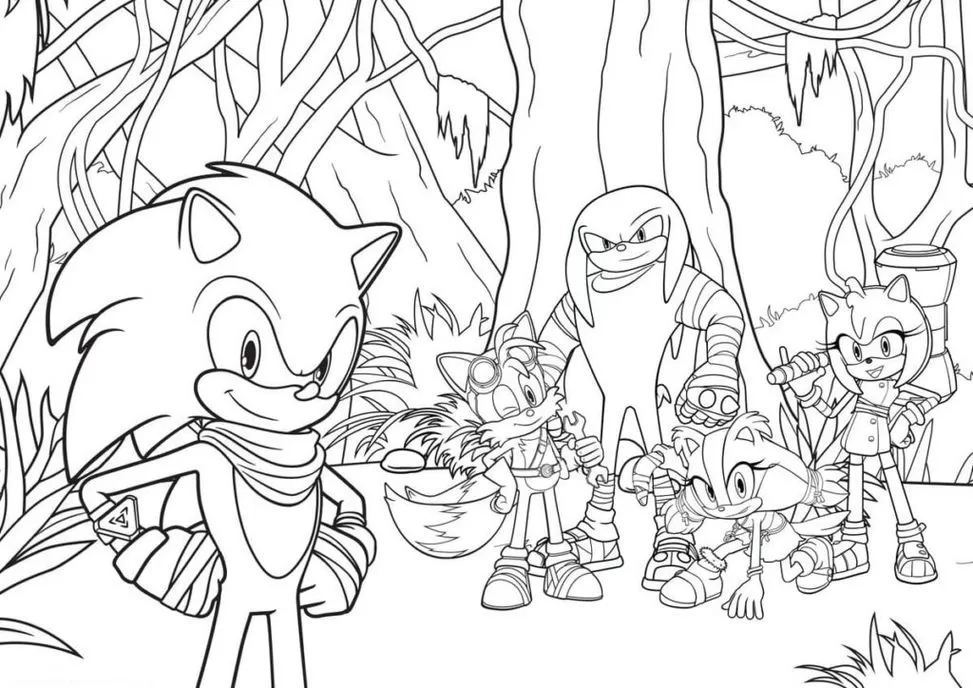 Apreciar Sonic131 páginas para colorir gratuitas, imprimíveis