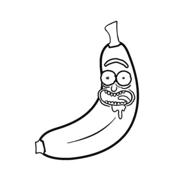 Bananas Desenhos para colorir