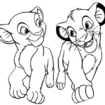 Leões Animais Leões Desenhos para colorir