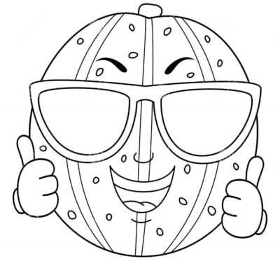 Melões Desenhos para colorir