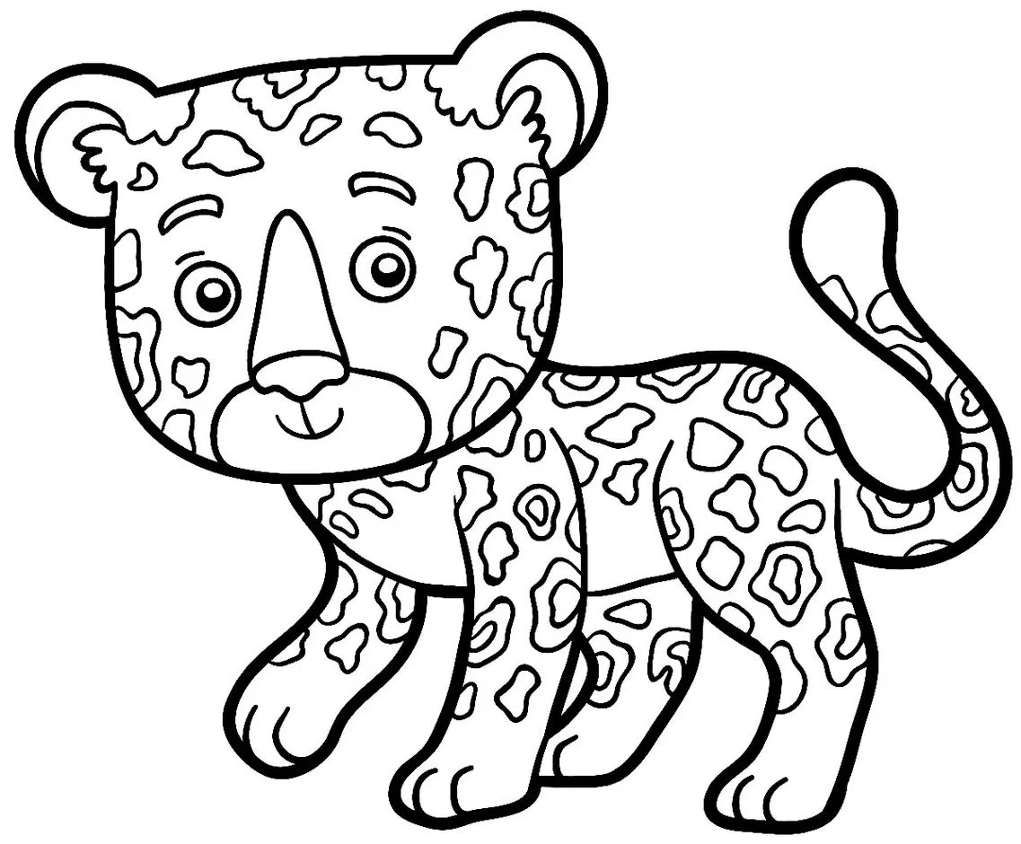 Desenho de Tigre para Colorir: Divirta-se Pintando um Lindo Felino Manchado