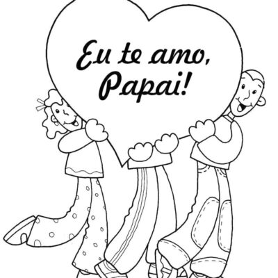 Dia dos Pais Desenhos para colorir