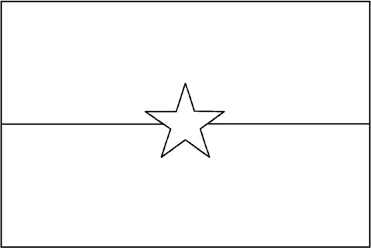 Desenhos das Bandeiras dos Países na letra B Burkina Faso