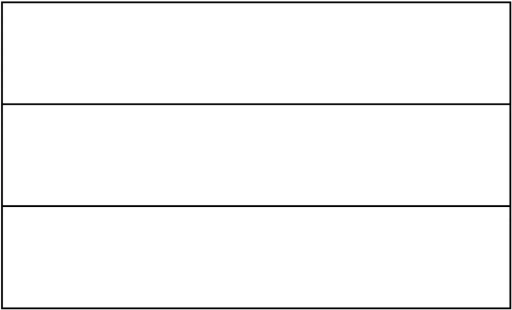 Desenhos das Bandeiras dos Países na letra F Federação Russa - Rússia Bandeira da Rússia (Federação Russa) com faixas horizontais em branco.