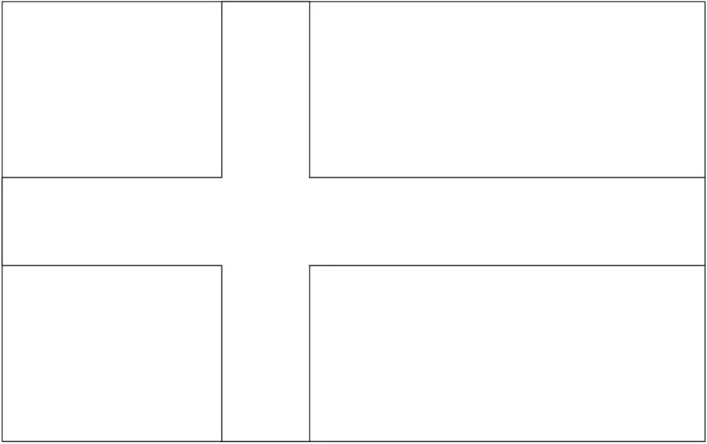 Desenhos das Bandeiras dos Países na letra F Finlândia Bandeira da Finlândia: cruz nórdica azul sobre fundo branco.