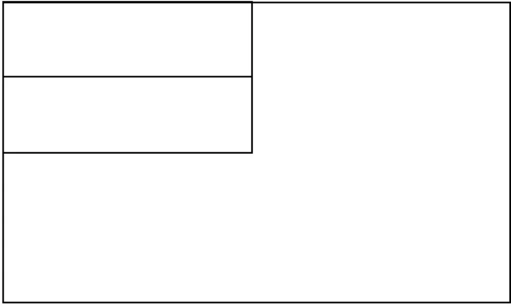 Bandeira da Geórgia: cruz vermelha central em fundo branco com quatro cruzes menores nos quadrantes.