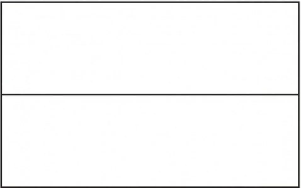 Desenhos das Bandeiras dos Países na letra P Polônia Bandeira da Polônia: retângulo branco sobre vermelho. Símbolo nacional polonês.
