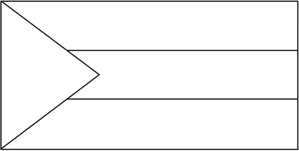 Bandeira do Sudão inserida na letra 'S'.