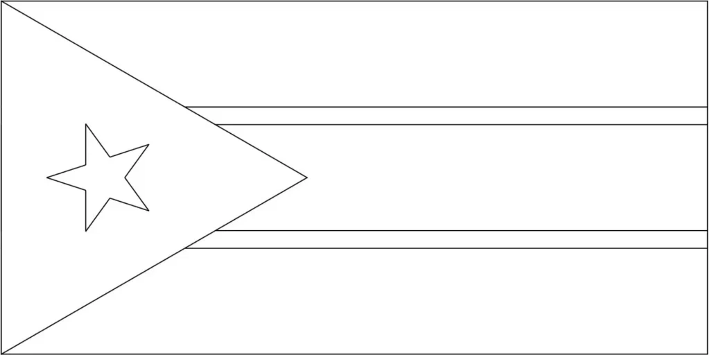 Bandeira do Sudão do Sul integrada na letra S. Design com as cores preta, vermelha e verde, além do triângulo preto com estrela branca.