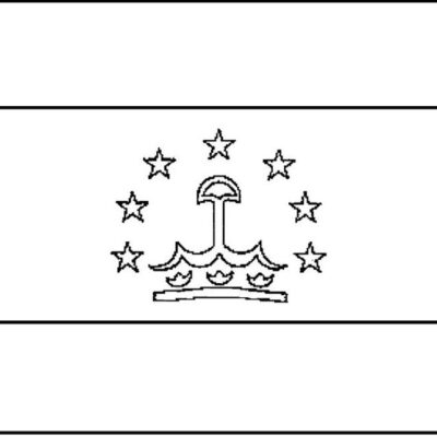 Países na letra T Bandeiras Países na letra T Desenhos para colorir