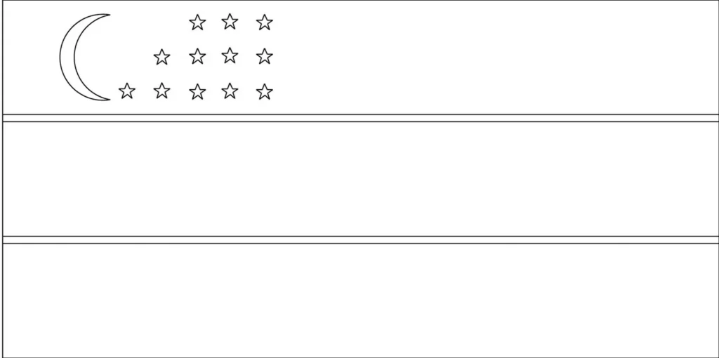 Desenhos das Bandeiras dos Países na letra U Uzbequistão Bandeira do Uzbequistão para colorir: desenho com as cores oficiais e símbolos nacionais.