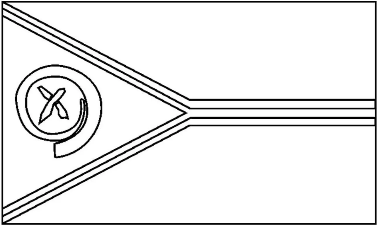 Desenhos das Bandeiras dos Países na letra V Vanuatu