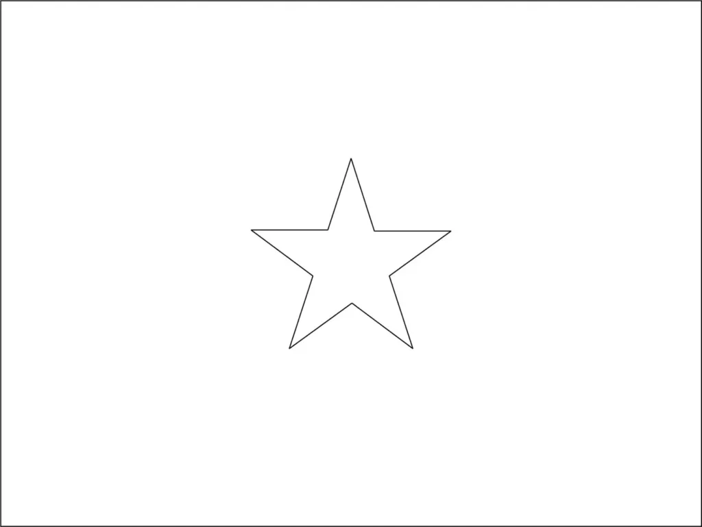 Desenhos das Bandeiras dos Países na letra V Vietnã Bandeira do Vietnã com estrela amarela sobre fundo vermelho.