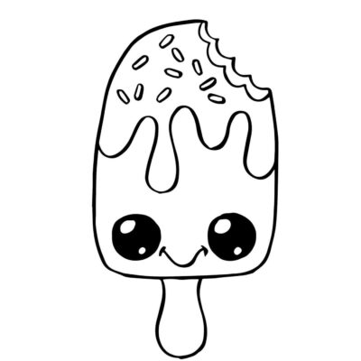 Desenhos Kawaii de Comidas para colorir - Desenhos Imprimir