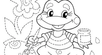 Desenhos de Sapos para pintar