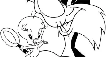 Desenhos de Piu Piu e Frajola