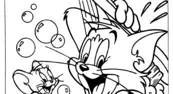 Desenhos de Tom e Jerry para colorir