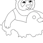 Pandas Animais Pandas Desenhos para colorir