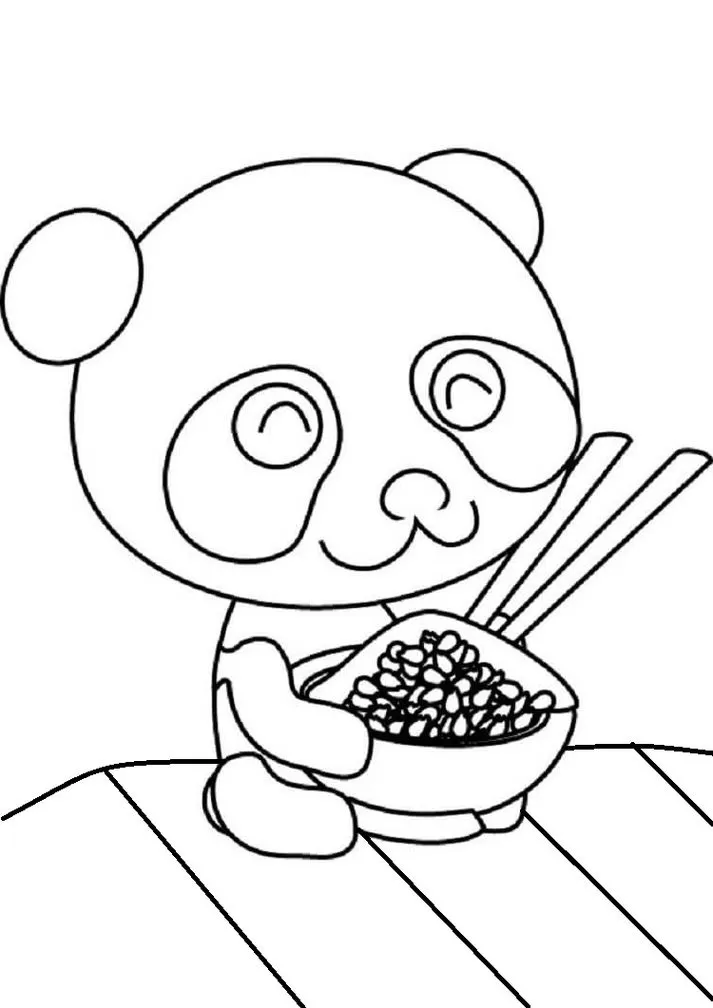 Desenho Para Colorir panda - Imagens Grátis Para Imprimir - img 17917