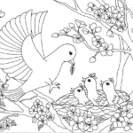 Pássaros Animais Pássaros Desenhos para colorir
