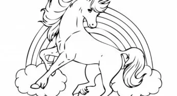 Desenhos de Unicórnios para pintar e se divertir