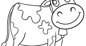 Desenhos de Vacas para colorir