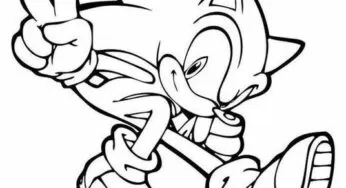 Desenhos do Sonic 2 para colorir