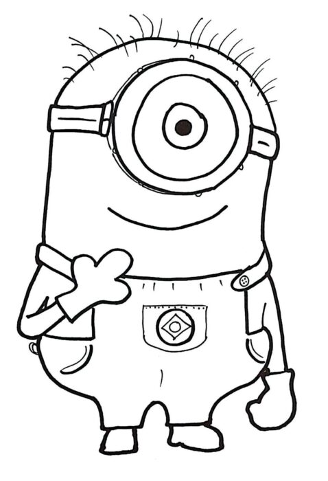 Desenhos dos Minions para colorir - Desenhos Imprimir