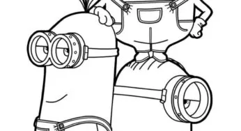 Desenhos dos Minions para colorir