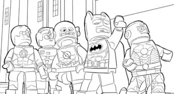 Desenhos de Lego Super Heróis em PDF