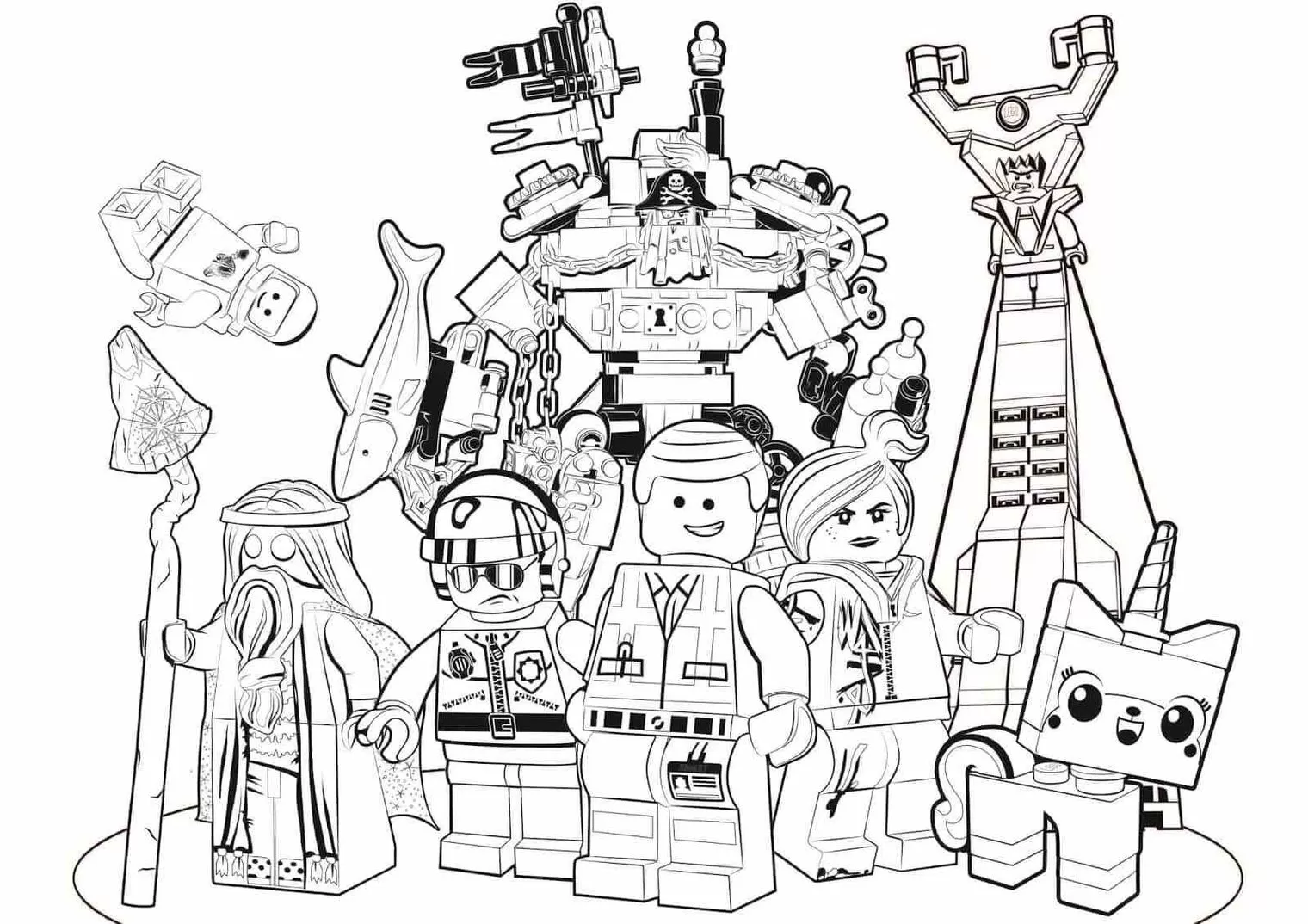 Desenhos de Lego Super Heróis em PDF Roblox