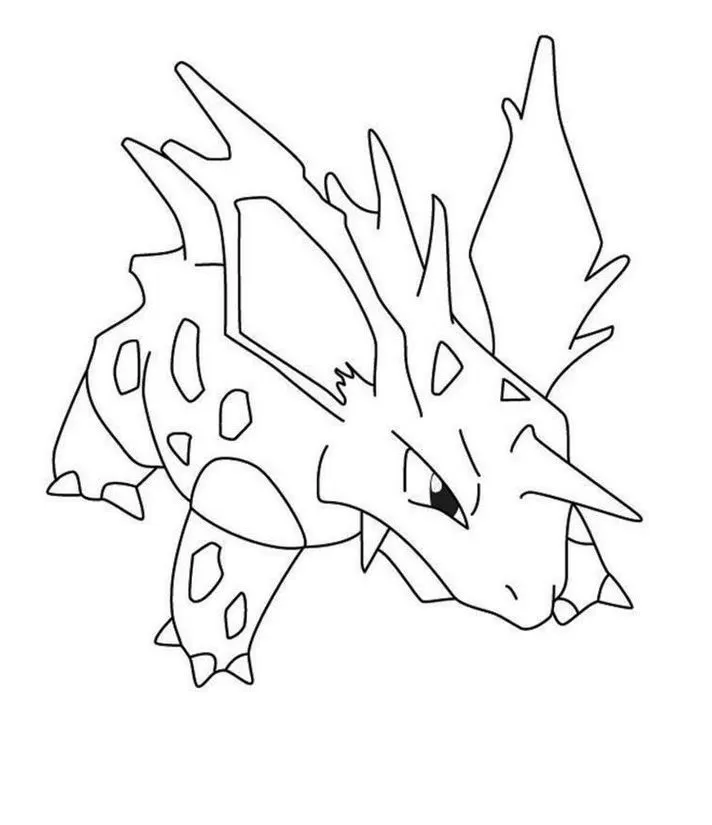 Nidorino: Desenho do Pokémon para colorir