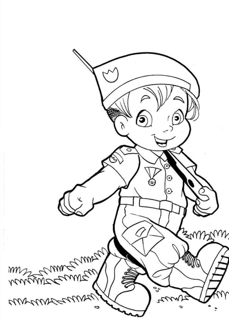 Desenhos de Soldadinhos em PDF para colorir - Desenhos Imprimir