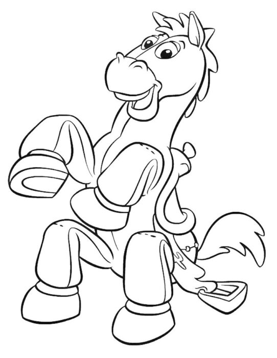 Bala no Alvo de Toy Story para colorir em PDF