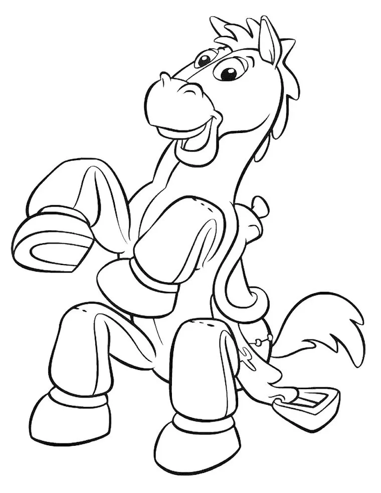 Bala no Alvo de Toy Story para colorir em PDF